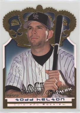 1999 Pacific - Gold Crown Die-Cuts #25 - Todd Helton