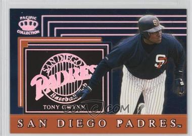 1999 Pacific Crown Collection - Team Checklist #25 - Tony Gwynn