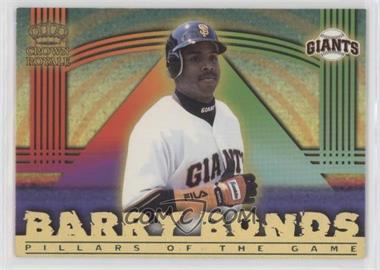 1999 Pacific Crown Royale - Pillars of the Game #21 - Barry Bonds