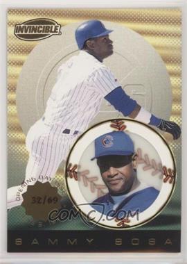1999 Pacific Invincible - [Base] - Opening Day #32 - Sammy Sosa /69