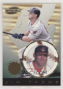 1999 Pacific Invincible - [Base] - Premiere Date Missing Serial Number #47 - Jim Thome