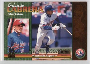 1999 Pacific Omega - [Base] - Copper #144 - Orlando Cabrera /99