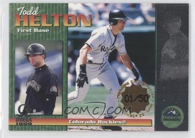 1999 Pacific Omega - [Base] - Premiere Date #82 - Todd Helton /50