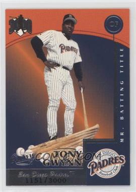 1999 Pacific Omega - Hit Machine 3000 #10 - Tony Gwynn /3000