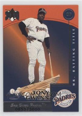 1999 Pacific Omega - Hit Machine 3000 #10 - Tony Gwynn /3000