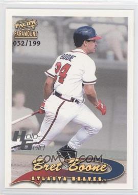 1999 Pacific Paramount - [Base] - Holo-Gold #20 - Bret Boone /199
