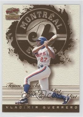 1999 Pacific Paramount - Team Checklists #18 - Vladimir Guerrero