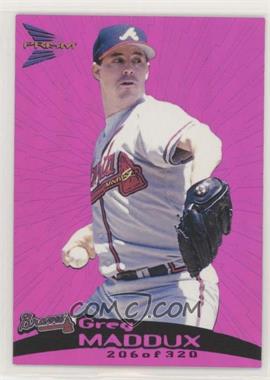 1999 Pacific Prism - [Base] - Holographic Purple #16 - Greg Maddux /320