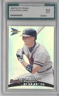 1999 Pacific Prism - [Base] #13 - Chipper Jones [Encased]