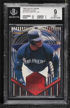 1999 Pacific Prism - Diamond Glory #18 - Ken Griffey Jr. [BGS 9 MINT]