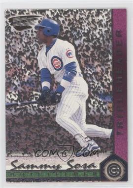 1999 Pacific Revolution - Tripleheaders - Tiers #4 - Sammy Sosa /99