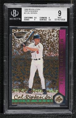 1999 Pacific Revolution - Tripleheaders #2 - Cal Ripken Jr. [BGS 9 MINT]