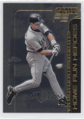 1999 Power Elite Home Run Heroes - [Base] #11 HRH - Alex Rodriguez Topps Chrome