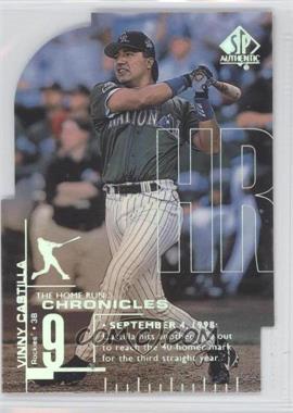 1999 SP Authentic - Home Run Chronicles - Die-Cut #HR21 - Vinny Castilla /70