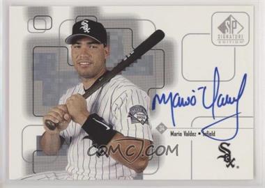 1999 SP Signature Edition - Autographs #MV - Mario Valdez