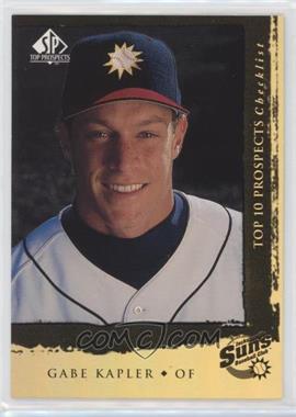 1999 SP Top Prospects - [Base] #9 - Gabe Kapler