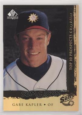 1999 SP Top Prospects - [Base] #9 - Gabe Kapler