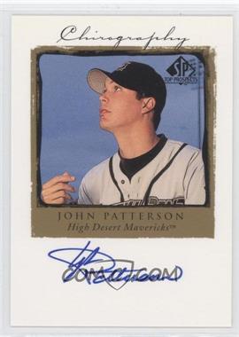 1999 SP Top Prospects - Chirography #JP - John Patterson