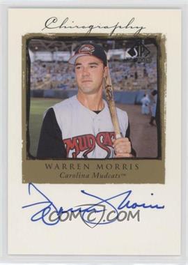 1999 SP Top Prospects - Chirography #WM - Warren Morris