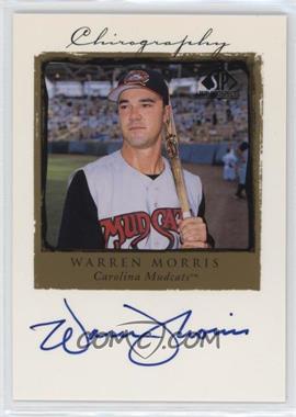 1999 SP Top Prospects - Chirography #WM - Warren Morris