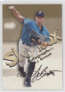 1999 Skybox Premium - Autographics #_AJBU - A.J. Burnett