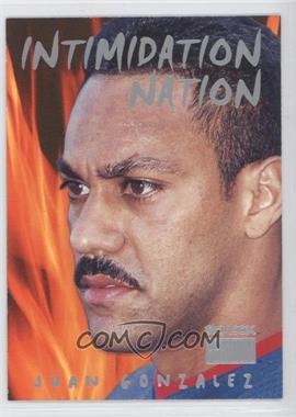 1999 Skybox Premium - Intimidation Nation #11 IN - Juan Gonzalez /99