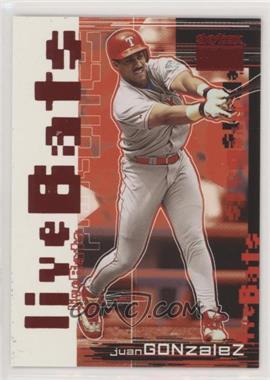 1999 Skybox Premium - Live Bats #1 LB - Juan Gonzalez