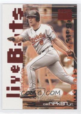 1999 Skybox Premium - Live Bats #15 LB - Cal Ripken Jr.