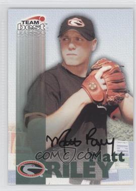 1999 Team Best - Autographs #_MARI - Matt Riley