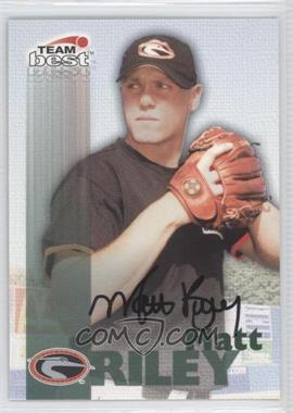 1999 Team Best - Autographs #_MARI - Matt Riley