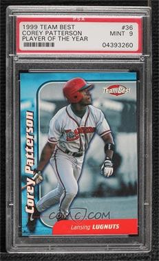 1999 Team Best Player of the Year - [Base] #36 - Corey Patterson [PSA 9 MINT]