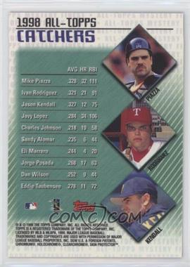 1999 Topps - All-Topps Mystery Finest - Covered #M28-30 - Mike Piazza, Ivan Rodriguez, Jason Kendall