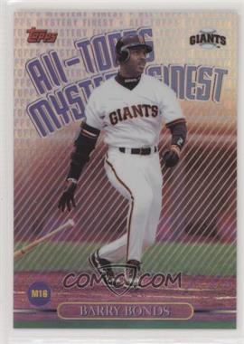 1999 Topps - All-Topps Mystery Finest - Refractor #M16 - Barry Bonds