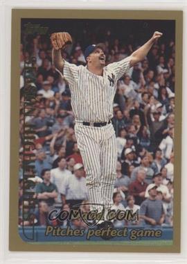 1999 Topps - [Base] #200 - Season Highlights - David Wells