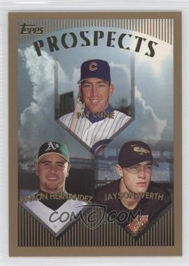 1999 Topps - [Base] #209 - Prospects - Pat Cline, Ramon Hernandez, Jayson Werth