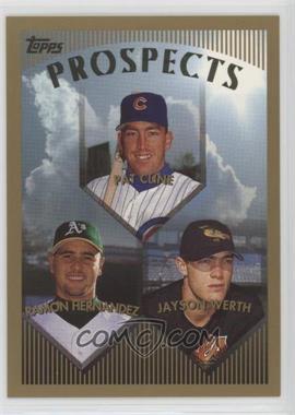 1999 Topps - [Base] #209 - Prospects - Pat Cline, Ramon Hernandez, Jayson Werth