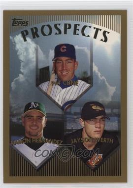 1999 Topps - [Base] #209 - Prospects - Pat Cline, Ramon Hernandez, Jayson Werth