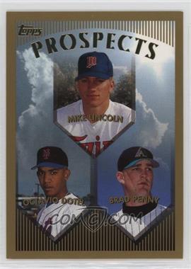 1999 Topps - [Base] #211 - Prospects - Mike Lincoln, Octavio Dotel, Brad Penny
