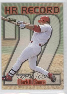 1999 Topps - [Base] #220.22 - HR Record - Mark McGwire (Home Run #22)