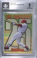 HR Record - Mark McGwire (Home Run #25) [BGS 9 MINT]