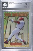 HR Record - Mark McGwire (Home Run #49) [BGS 9 MINT]