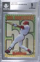 HR Record - Mark McGwire (Home Run #56) [BGS 9 MINT]