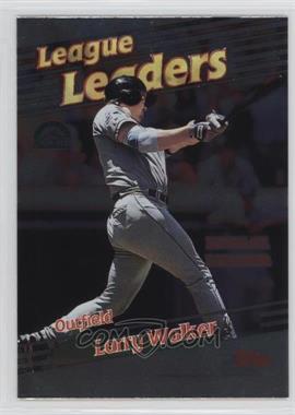 1999 Topps - [Base] #221 - League Leaders - Larry Walker