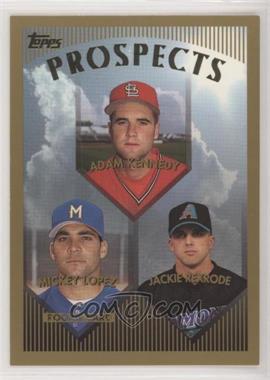 1999 Topps - [Base] #433 - Prospects - Adam Kennedy, Mickey Lopez, Jackie Rexrode