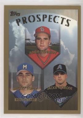 1999 Topps - [Base] #433 - Prospects - Adam Kennedy, Mickey Lopez, Jackie Rexrode