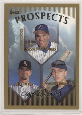 1999 Topps - [Base] #434 - Prospects - Jose Fernandez, Jeff Liefer, Chris Truby