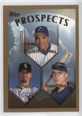 1999 Topps - [Base] #434 - Prospects - Jose Fernandez, Jeff Liefer, Chris Truby