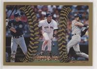 All-Topps - Alex Rodriguez, Nomar Garciaparra, Derek Jeter