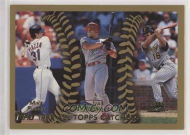 1999 Topps - [Base] #459 - All-Topps - Mike Piazza, Ivan Rodriguez, Jason Kendall [EX to NM]