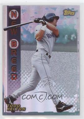 1999 Topps - New Breed #NB7 - Todd Helton [EX to NM]